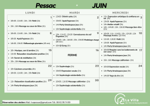 Planning Pessac