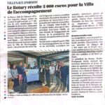 Merci au Rotary Club de Villenave d’Ornon